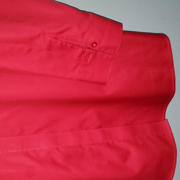 Chico's 100% Cotton Red Button-down Tunic Size 2.5 14 - Picture 3 of 5